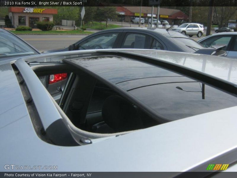 Bright Silver / Black Sport 2010 Kia Forte SX