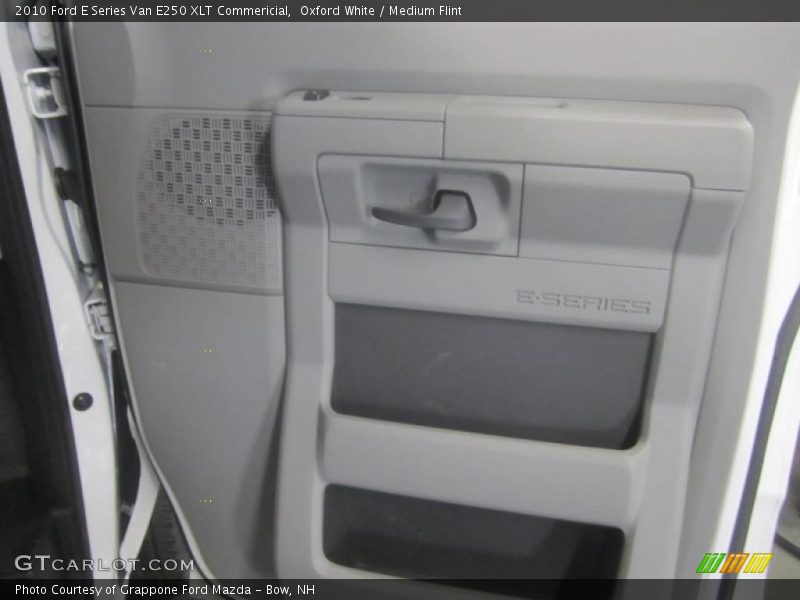 Oxford White / Medium Flint 2010 Ford E Series Van E250 XLT Commericial