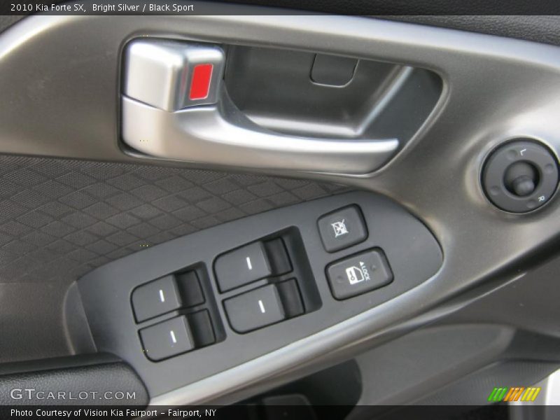 Bright Silver / Black Sport 2010 Kia Forte SX