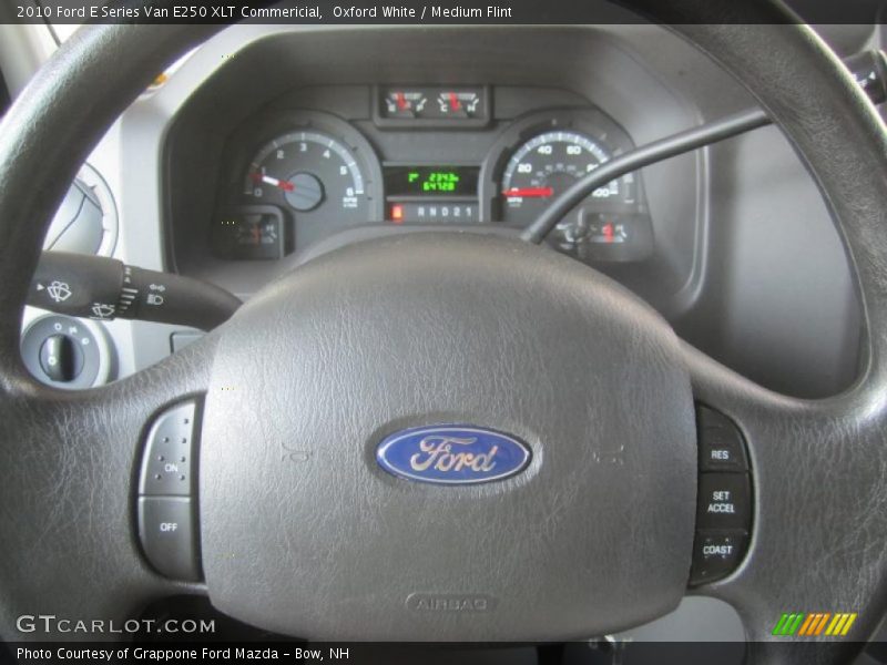 Oxford White / Medium Flint 2010 Ford E Series Van E250 XLT Commericial