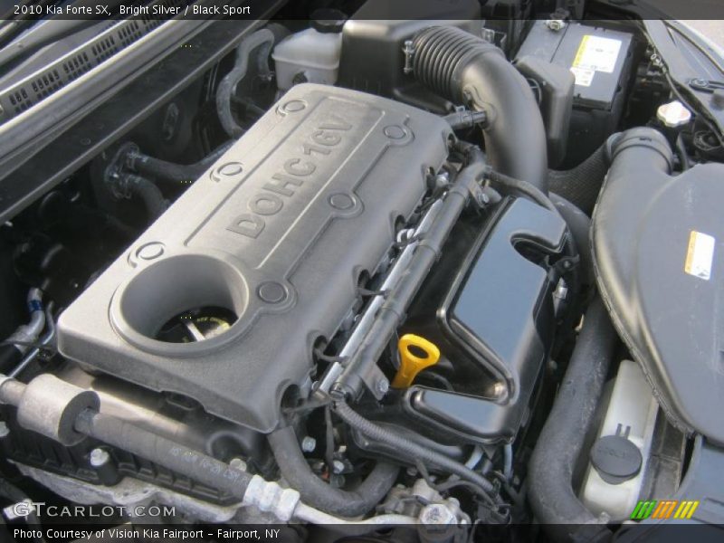 Bright Silver / Black Sport 2010 Kia Forte SX