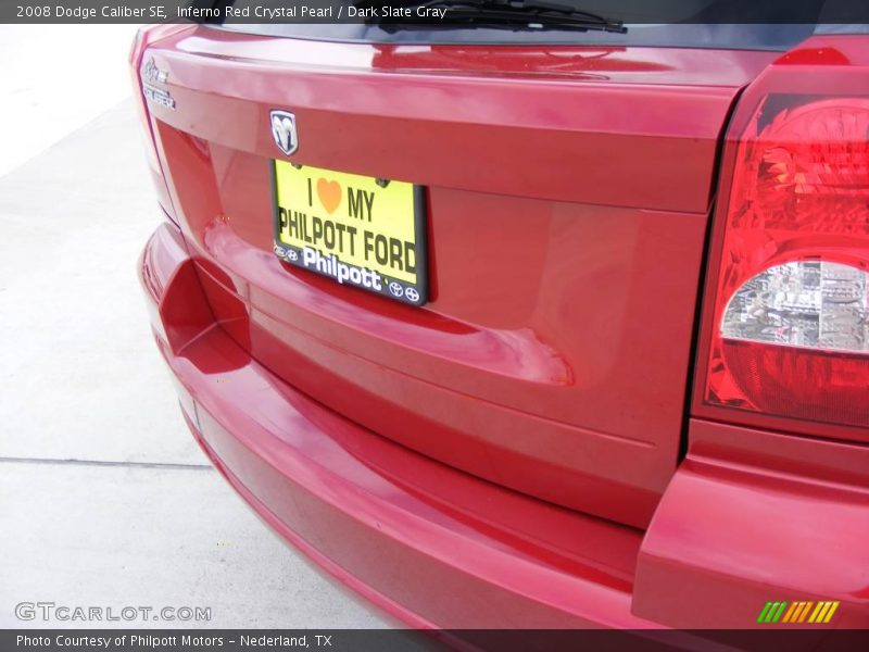 Inferno Red Crystal Pearl / Dark Slate Gray 2008 Dodge Caliber SE
