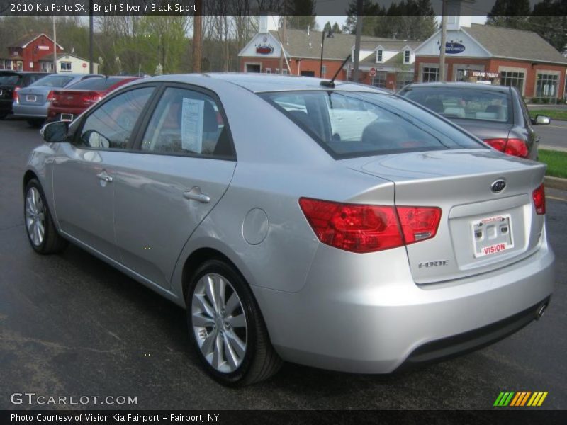 Bright Silver / Black Sport 2010 Kia Forte SX