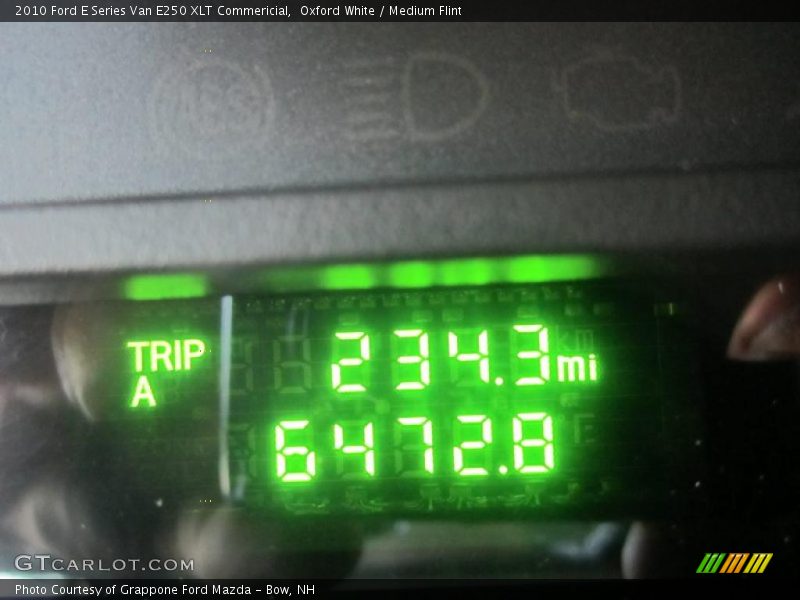 Oxford White / Medium Flint 2010 Ford E Series Van E250 XLT Commericial
