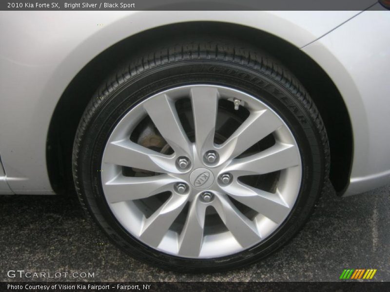 Bright Silver / Black Sport 2010 Kia Forte SX