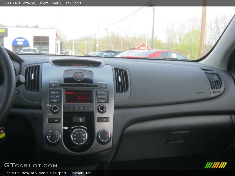 Bright Silver / Black Sport 2010 Kia Forte SX
