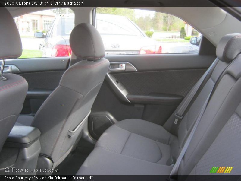 Bright Silver / Black Sport 2010 Kia Forte SX