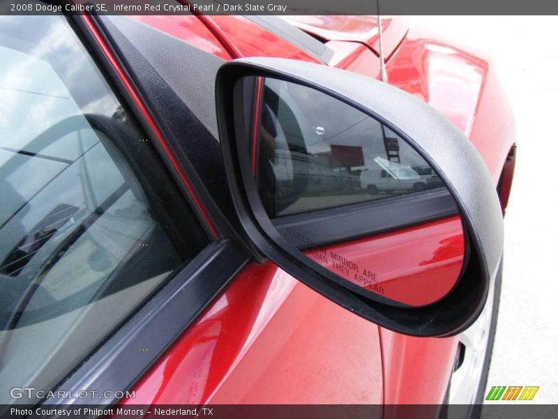 Inferno Red Crystal Pearl / Dark Slate Gray 2008 Dodge Caliber SE