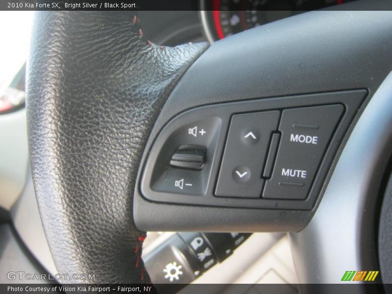Bright Silver / Black Sport 2010 Kia Forte SX