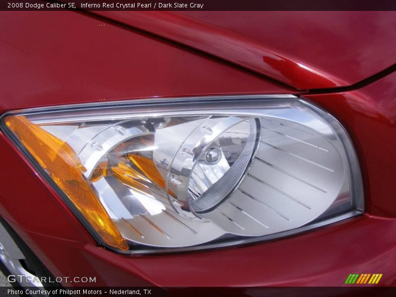 Inferno Red Crystal Pearl / Dark Slate Gray 2008 Dodge Caliber SE