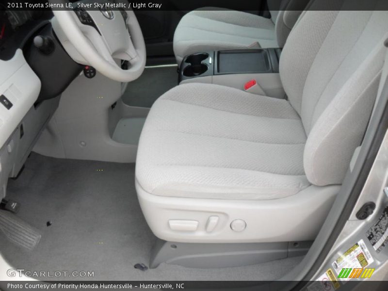 Silver Sky Metallic / Light Gray 2011 Toyota Sienna LE