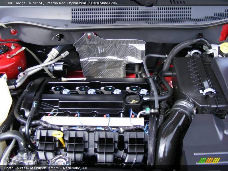 Inferno Red Crystal Pearl / Dark Slate Gray 2008 Dodge Caliber SE