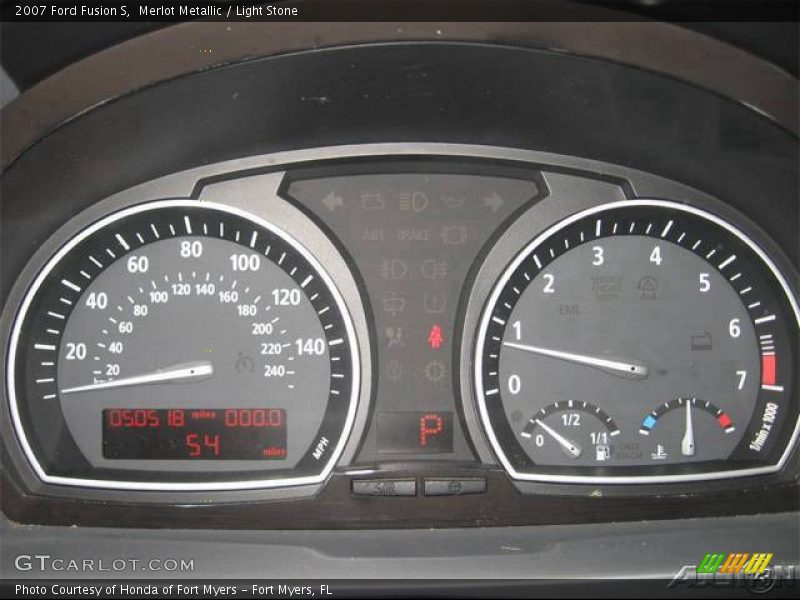 Merlot Metallic / Light Stone 2007 Ford Fusion S