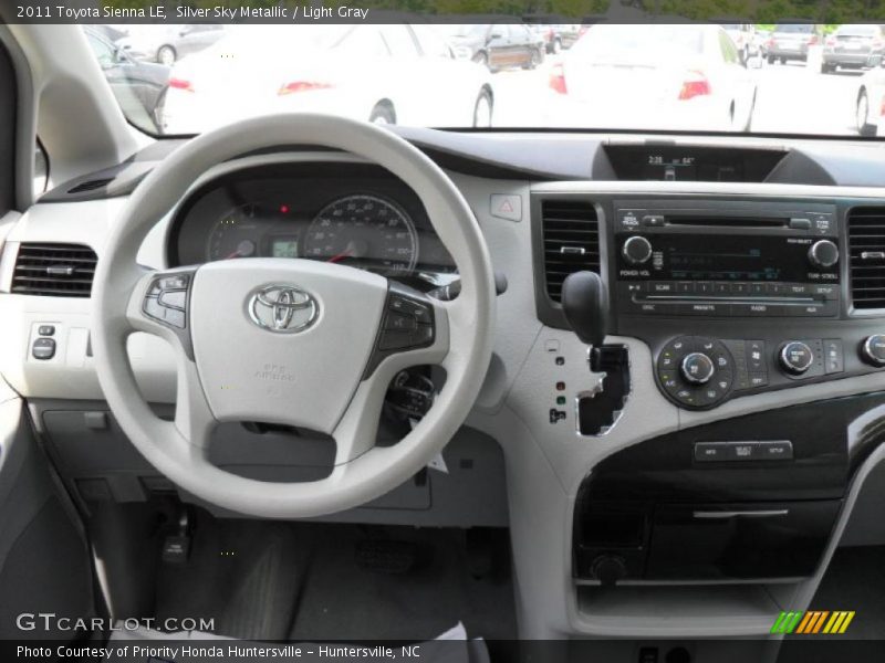 Silver Sky Metallic / Light Gray 2011 Toyota Sienna LE