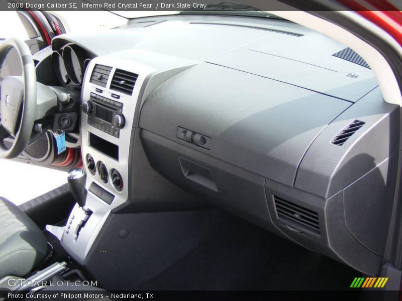 Inferno Red Crystal Pearl / Dark Slate Gray 2008 Dodge Caliber SE