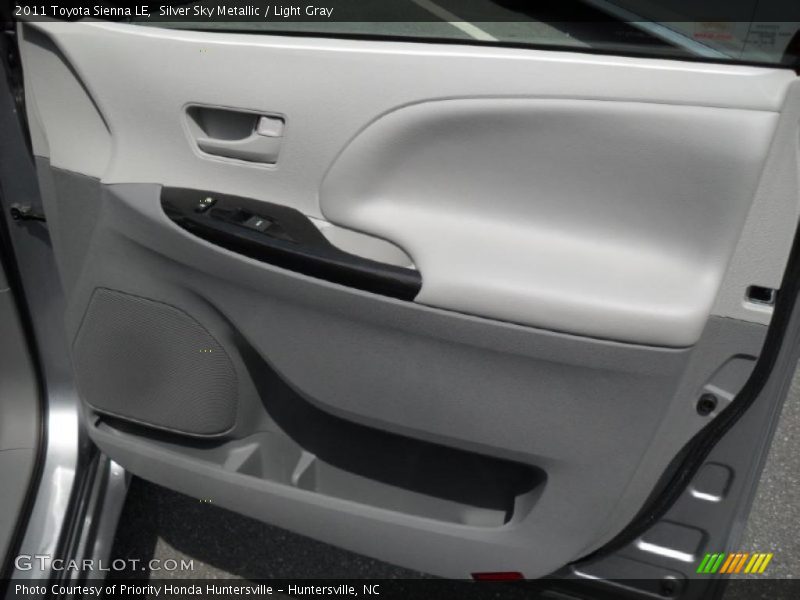 Silver Sky Metallic / Light Gray 2011 Toyota Sienna LE