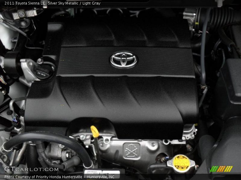 Silver Sky Metallic / Light Gray 2011 Toyota Sienna LE