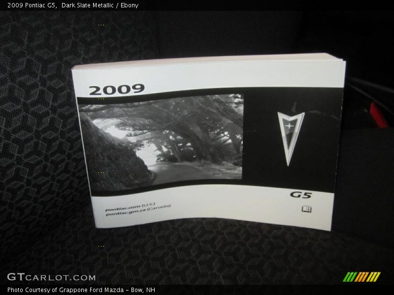 Dark Slate Metallic / Ebony 2009 Pontiac G5