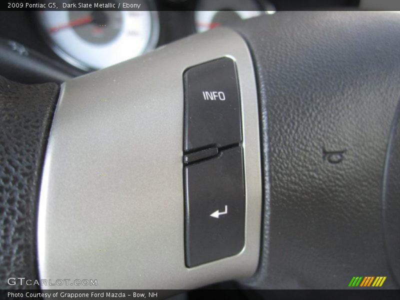 Dark Slate Metallic / Ebony 2009 Pontiac G5