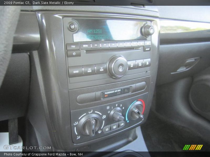 Dark Slate Metallic / Ebony 2009 Pontiac G5