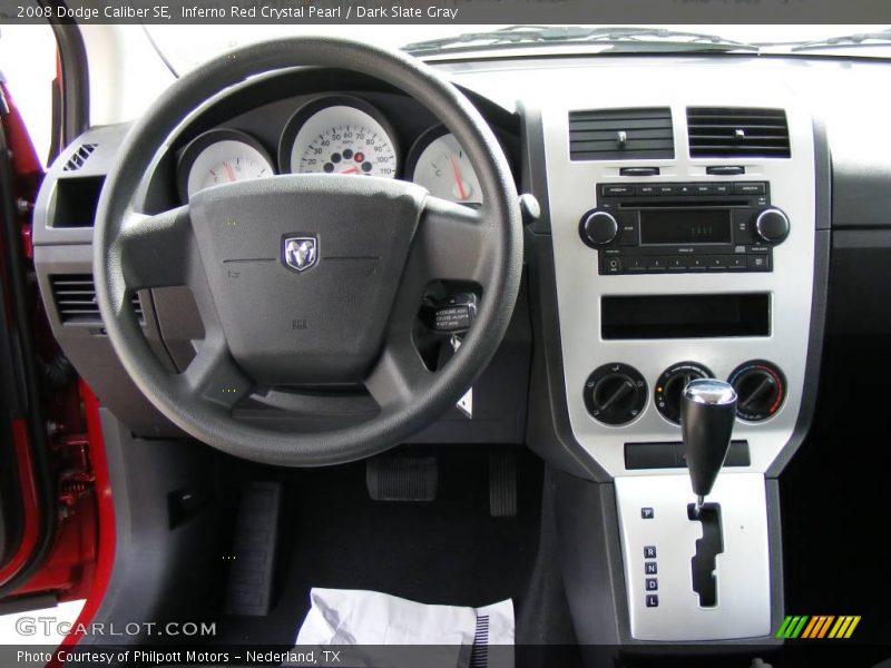 Inferno Red Crystal Pearl / Dark Slate Gray 2008 Dodge Caliber SE