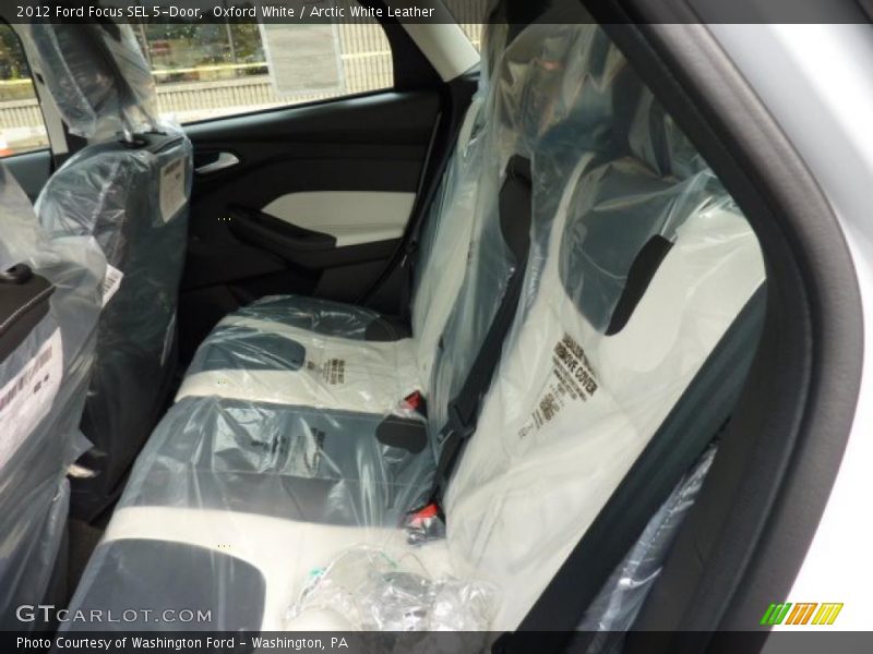 Oxford White / Arctic White Leather 2012 Ford Focus SEL 5-Door