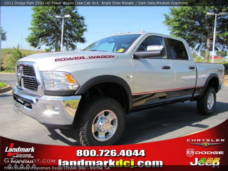 Bright Silver Metallic / Dark Slate/Medium Graystone 2011 Dodge Ram 2500 HD Power Wagon Crew Cab 4x4