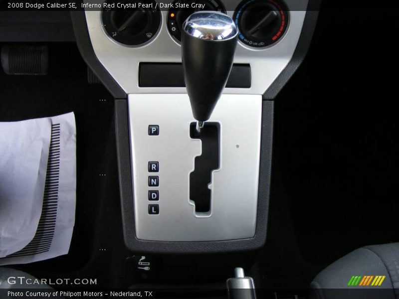Inferno Red Crystal Pearl / Dark Slate Gray 2008 Dodge Caliber SE