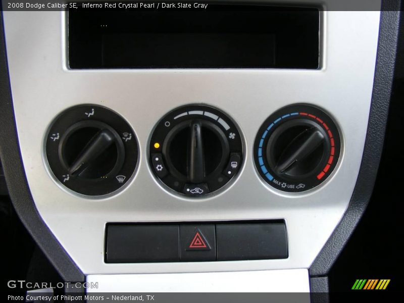 Inferno Red Crystal Pearl / Dark Slate Gray 2008 Dodge Caliber SE