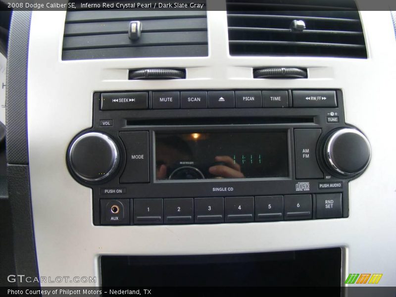 Inferno Red Crystal Pearl / Dark Slate Gray 2008 Dodge Caliber SE