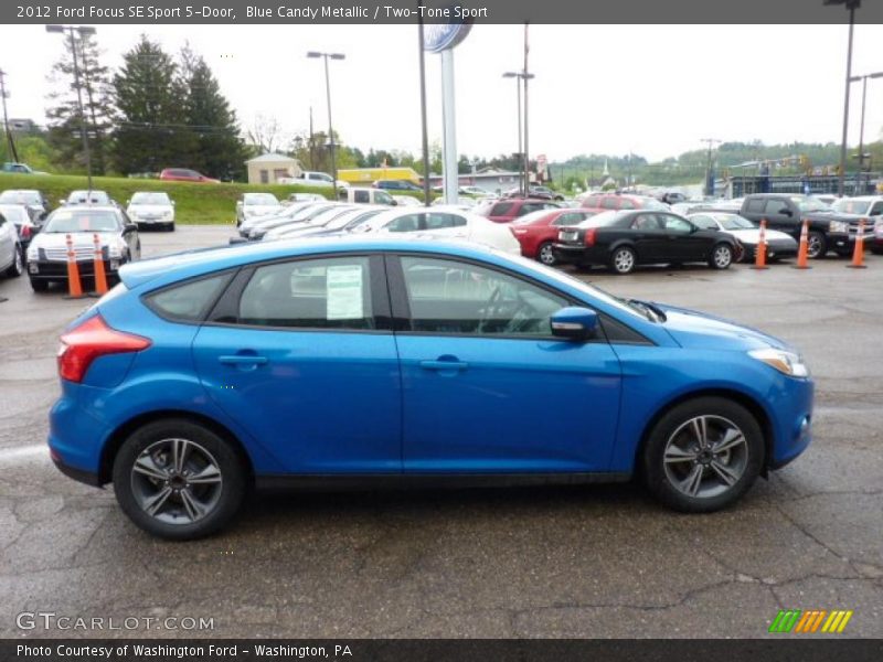  2012 Focus SE Sport 5-Door Blue Candy Metallic