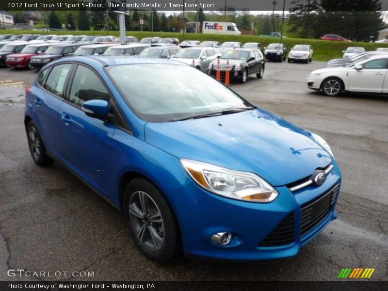 Blue Candy Metallic / Two-Tone Sport 2012 Ford Focus SE Sport 5-Door