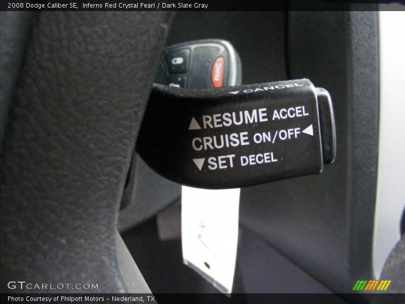 Inferno Red Crystal Pearl / Dark Slate Gray 2008 Dodge Caliber SE
