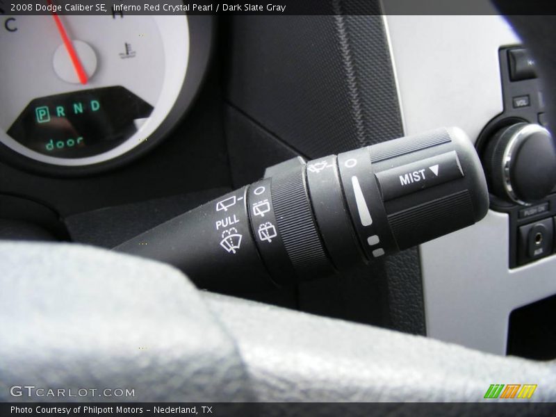 Inferno Red Crystal Pearl / Dark Slate Gray 2008 Dodge Caliber SE
