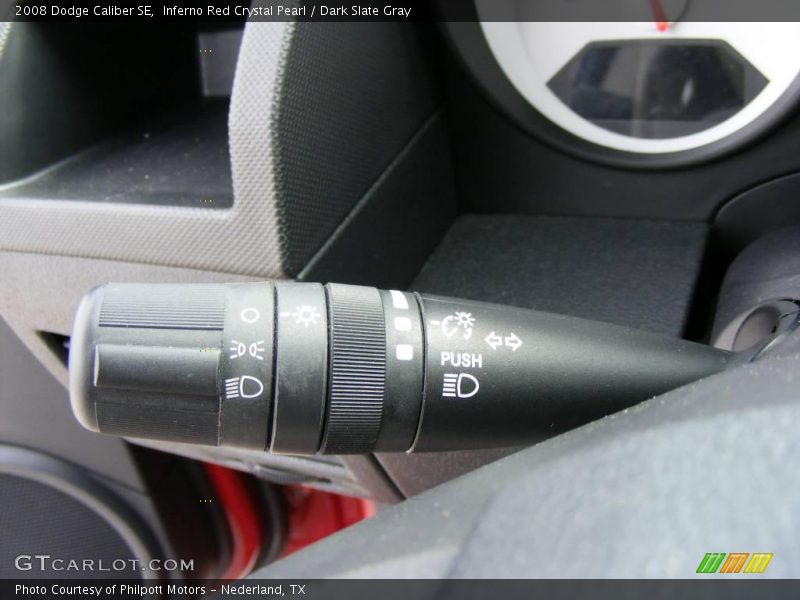 Inferno Red Crystal Pearl / Dark Slate Gray 2008 Dodge Caliber SE