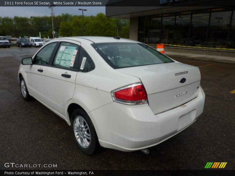 White Suede / Medium Stone 2011 Ford Focus SE Sedan