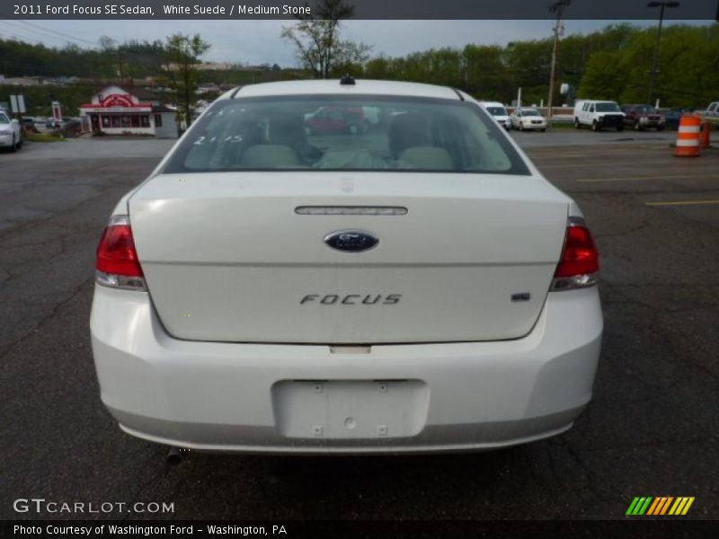 White Suede / Medium Stone 2011 Ford Focus SE Sedan