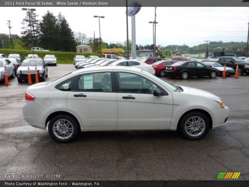 White Suede / Medium Stone 2011 Ford Focus SE Sedan