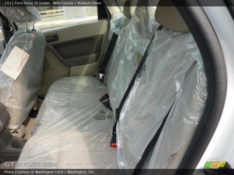 White Suede / Medium Stone 2011 Ford Focus SE Sedan