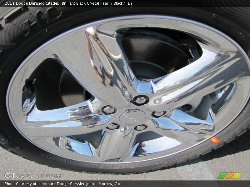 Brilliant Black Crystal Pearl / Black/Tan 2011 Dodge Durango Citadel