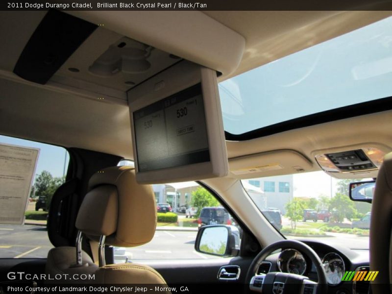 Brilliant Black Crystal Pearl / Black/Tan 2011 Dodge Durango Citadel