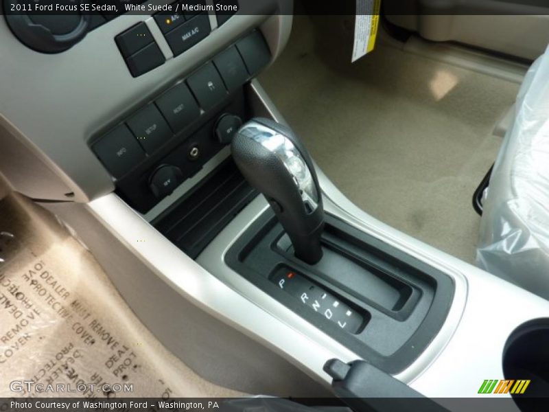 White Suede / Medium Stone 2011 Ford Focus SE Sedan