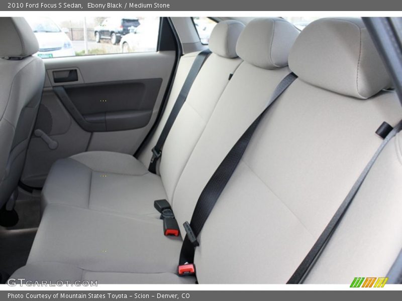 Ebony Black / Medium Stone 2010 Ford Focus S Sedan