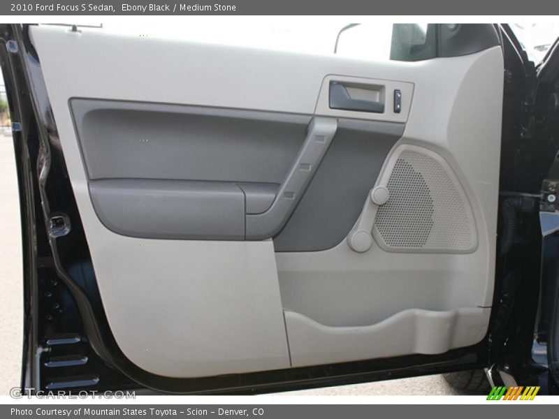 Ebony Black / Medium Stone 2010 Ford Focus S Sedan