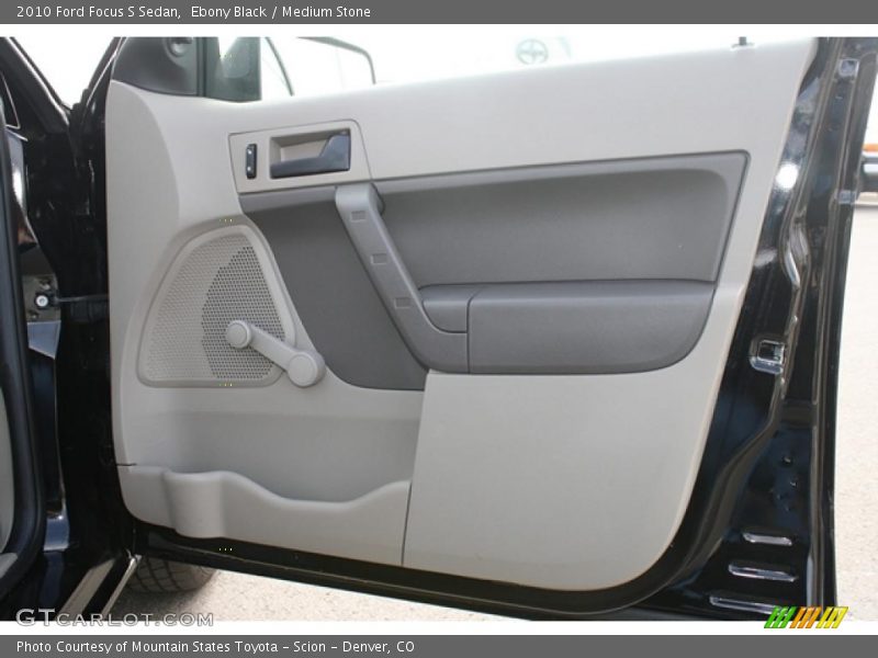 Ebony Black / Medium Stone 2010 Ford Focus S Sedan
