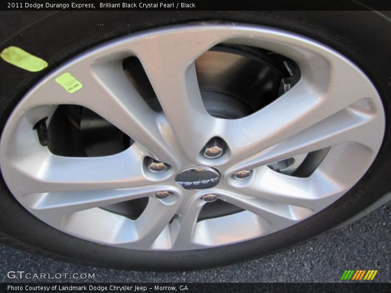 Brilliant Black Crystal Pearl / Black 2011 Dodge Durango Express