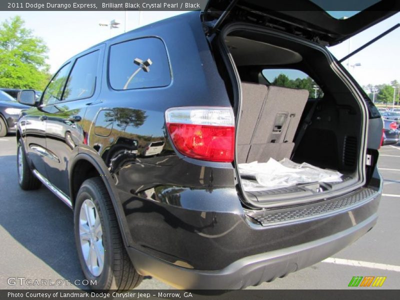 Brilliant Black Crystal Pearl / Black 2011 Dodge Durango Express