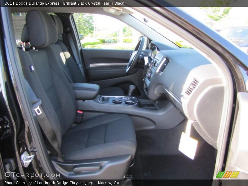 Brilliant Black Crystal Pearl / Black 2011 Dodge Durango Express