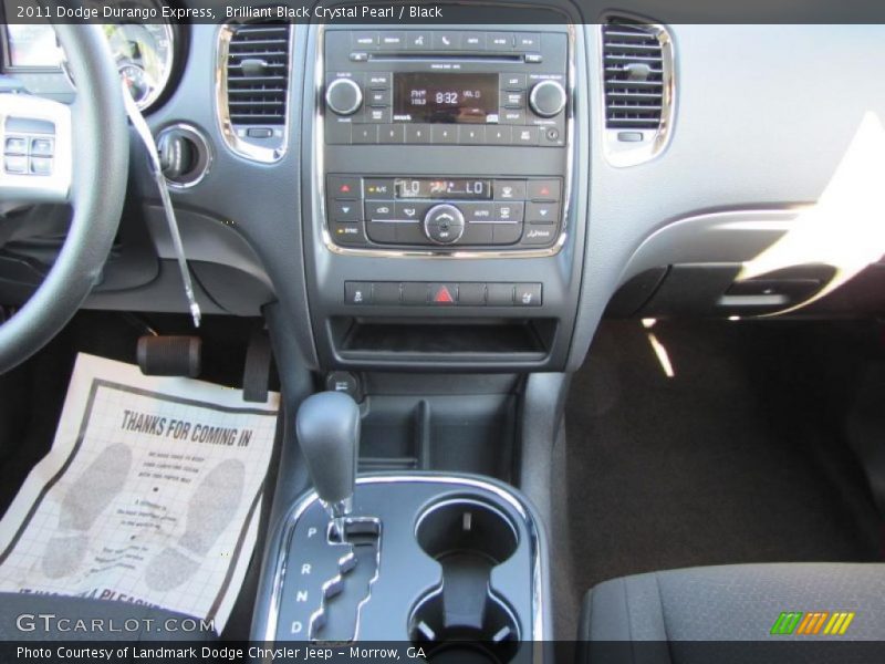 Brilliant Black Crystal Pearl / Black 2011 Dodge Durango Express