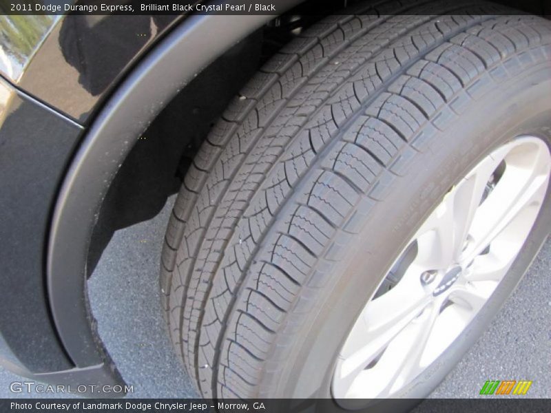 Brilliant Black Crystal Pearl / Black 2011 Dodge Durango Express